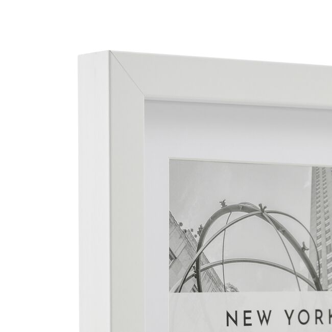 6X8 NEW YORK WHITE Photo Frame