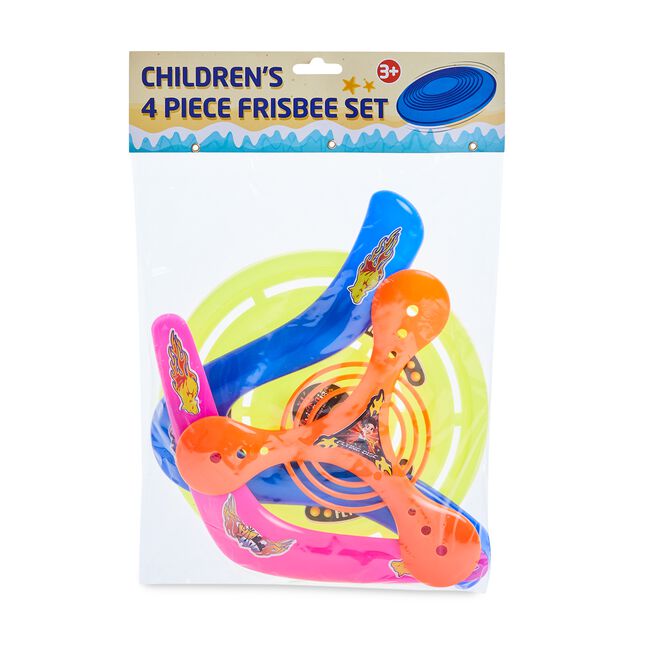 Children's 4 Piece Frisbee Set