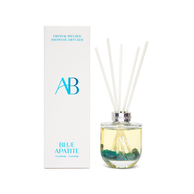 Aromabotanical Crystal Blue Apatite Reed Diffuser