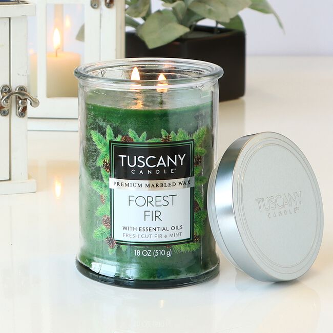 Tuscany 18oz Double Wick Forest Fir Candle