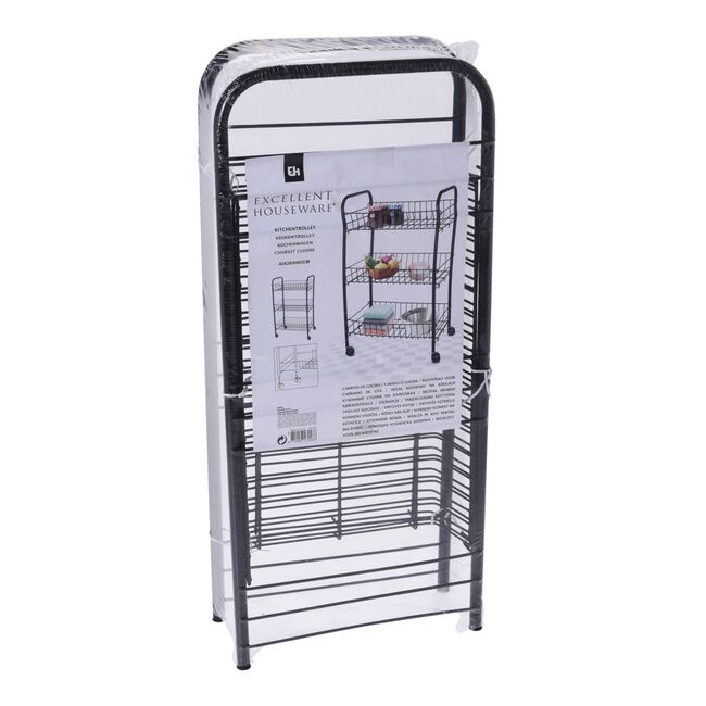 Excellent Houseware Kitchen Trolley with Baskets