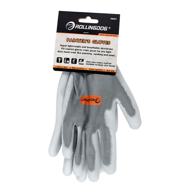 Rolling Dog Painter's Gloves