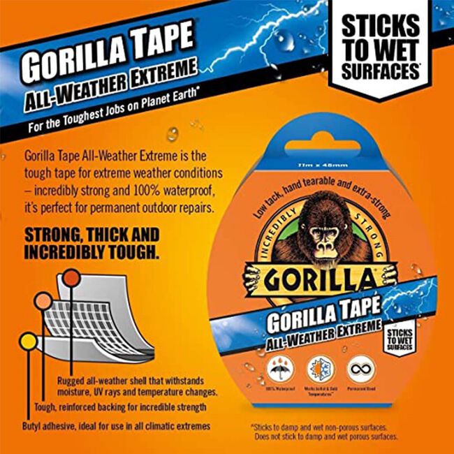 Gorilla 48mm x 11m All Weather Tape