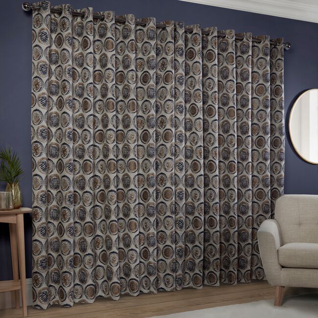 BLACKOUT & THERMAL ROTATE NAVY 66x54 Curtain
