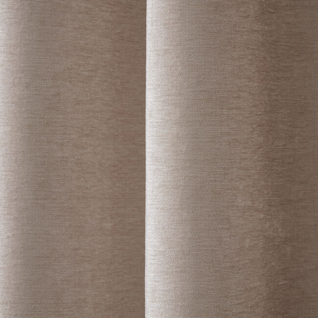 BLACKOUT & THERMAL TEXTURED NATURAL 66x72 Curtain