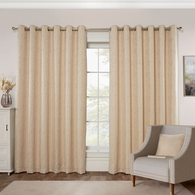 BLACKOUT & THERMAL LUXE GOLD 66x54 Curtain