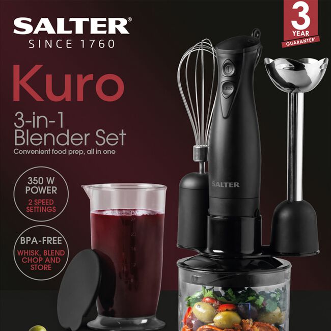 Salter Kuro 3 in 1 Blender Set