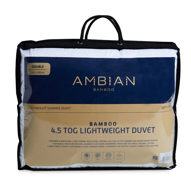 BAMBOO 4.5 TOG SUPERKING Lightweight Duvet