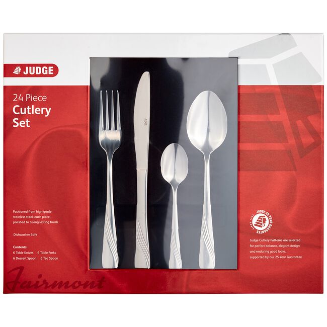 Judge Fairmont Cutlery Set - 24 Piece