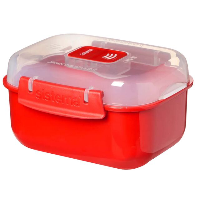 Sistema 525ml Rectangular Microwave Lunch Box