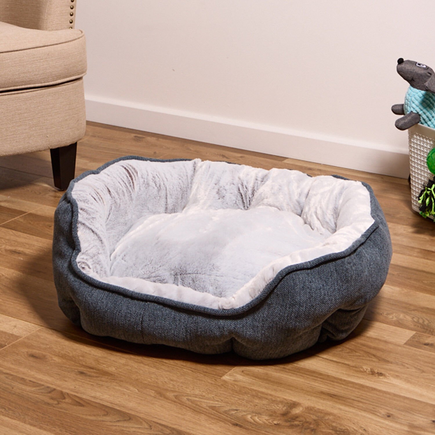 Soft Plush Chenille Pet Bed Home Store More