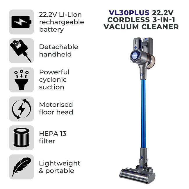 Tower VL30 Plus 3-in-1 Cordless Vacuum Cleaner