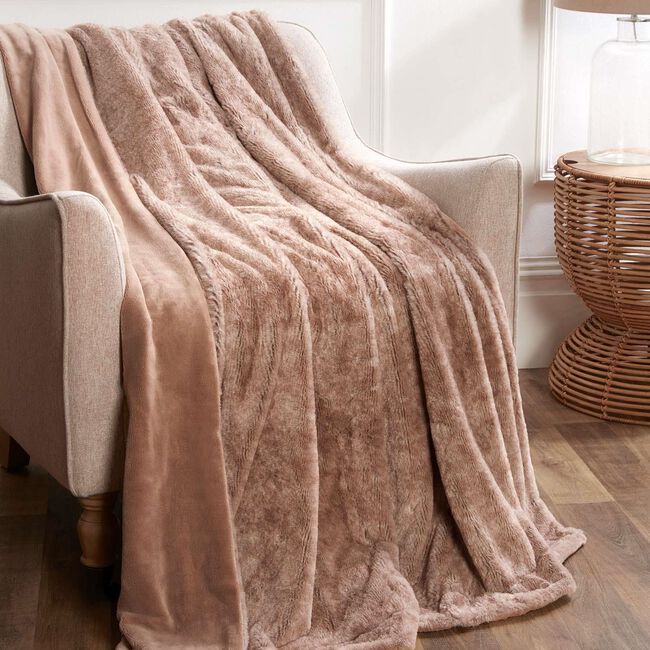 Nicole Day Beatrix Natural Throw 130cm x 170cm