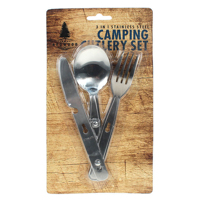 Camping 3 Piece Cutlery Set