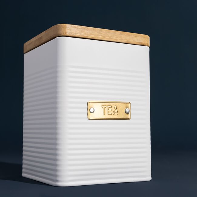 Typhoon Otto Square White Tea Canister