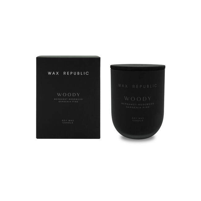 Wax Republic Woody Bergamot Rosewood Candle