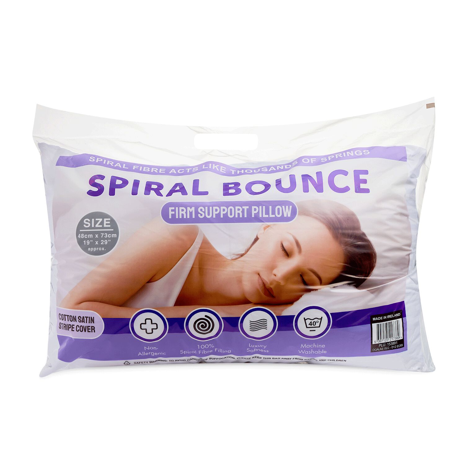 Spiral Bounce Firm Support Pillow Home Store More