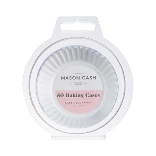 Mason Cash White Cupcake Case 50 Pack