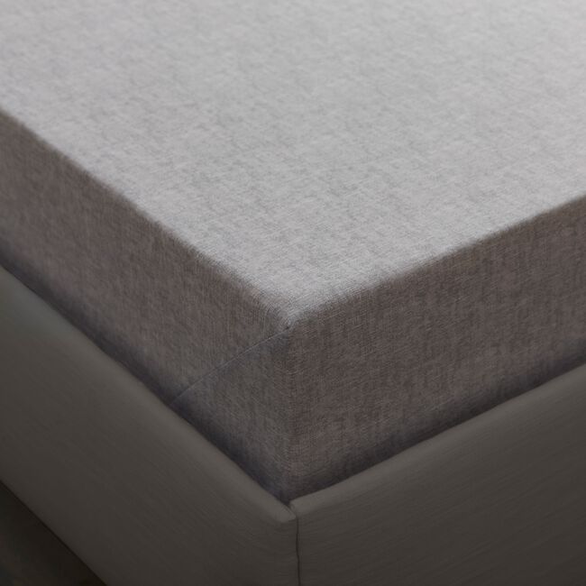 RIVER GREY Single Fitted Sheet