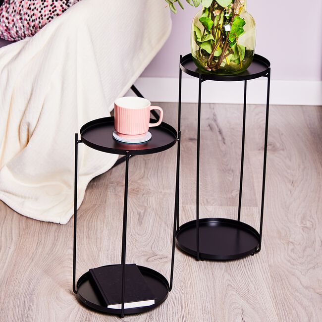 Soho Set of 2 Metal Side Tables