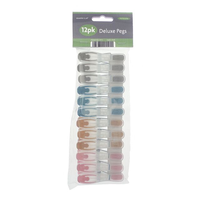 Deluxe Pegs - 12 Pack