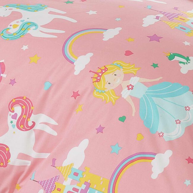 JUNIOR BED DUVET COVER Rainbow Kingdom