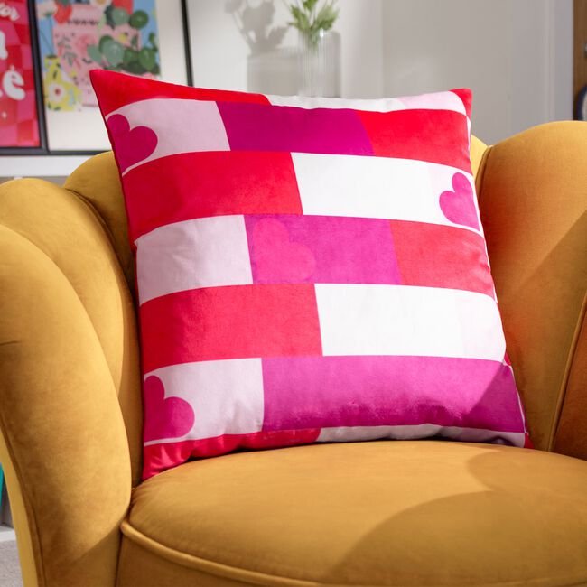 Heya Home Big Love Cushion 45cm x 45cm - Pink