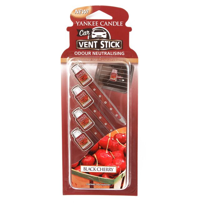 Yankee Candle® Black Cherry Vent Sticks 4 Pack