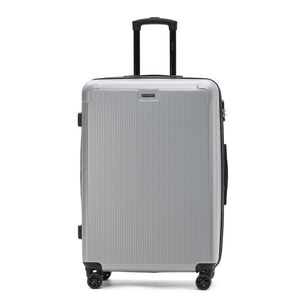 Large Lightweight Hardshell Luggage - Silver