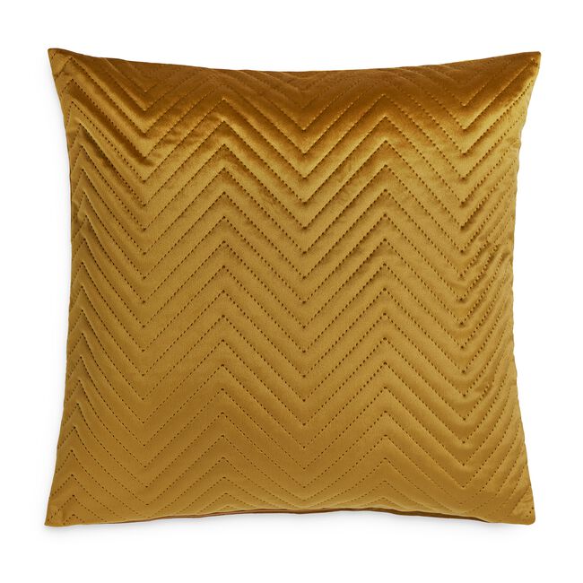 TRIANGLE STITCH GOLD 45X45 Cushion
