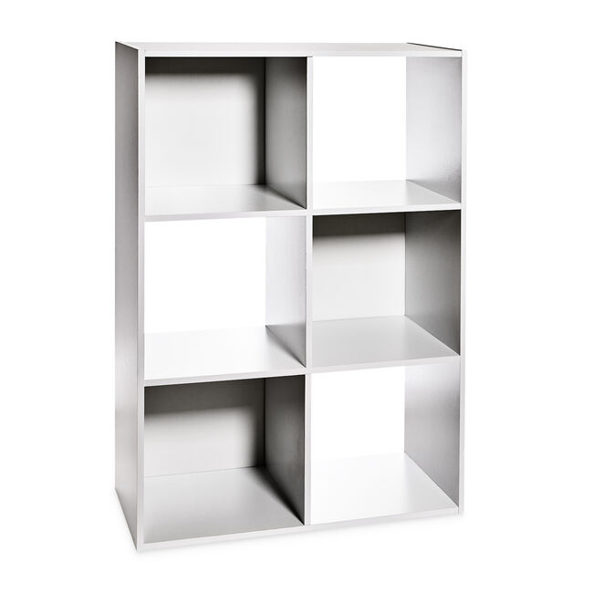 Rubix Shelf Organiser 6 Cube - White