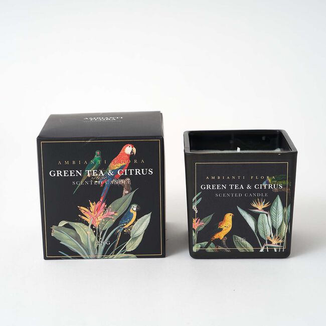 Ambianti Flora Green Tea & Citrus Candle