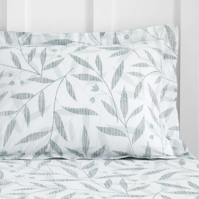 Brea Oxford Pillowcase Pair - Sage