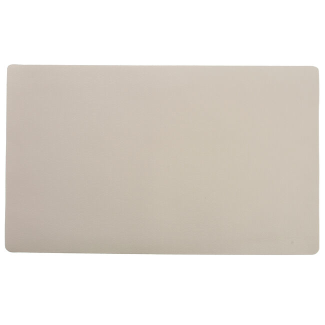 Leather Placemat - Cream