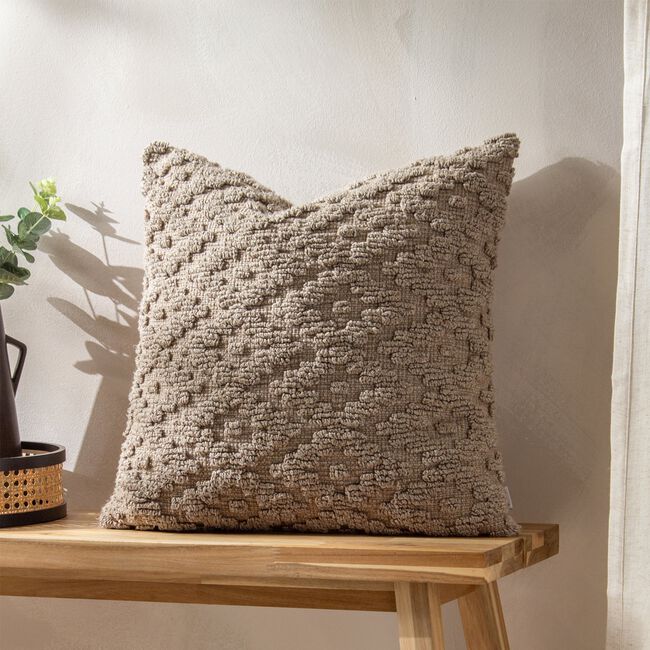 YARD CALVAY BAKED TAUPE 50x50 Cushion