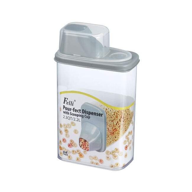 Felli 2.2L Cereal Dispenser With Scooping Cup