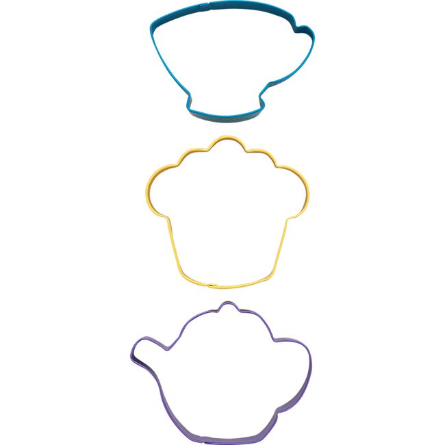 Wilton Tea Party 3 Cookie Cutter Set