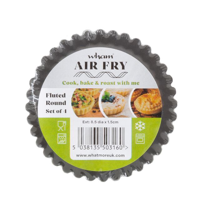 Wham Air Fryer Fluted Tin - 4 Pack