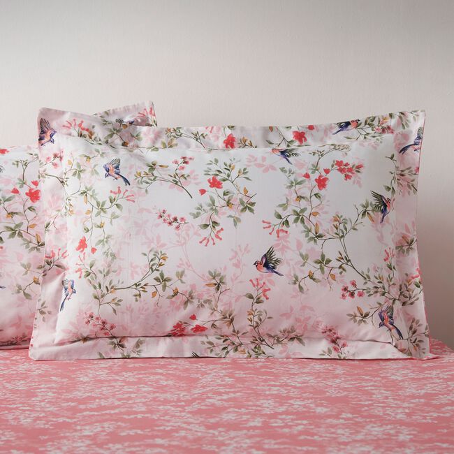 Annalise Oxford Pillowcase Pair - Blush