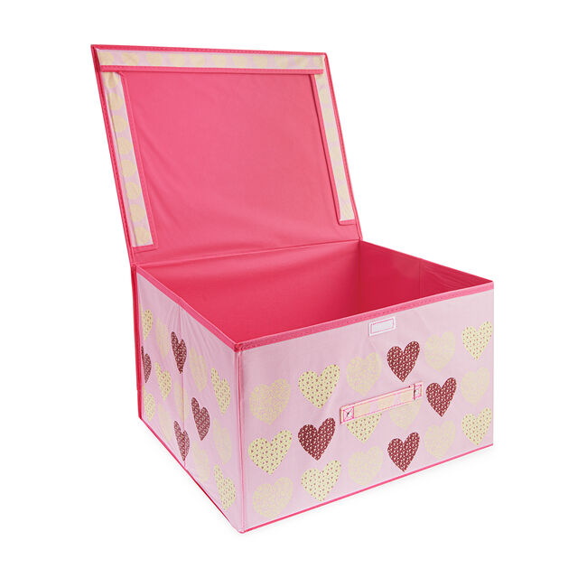 Hearts Foldable Storage Chest