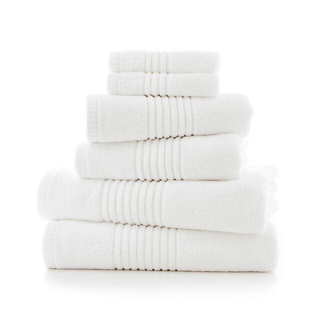 DEYONGS 450GSM ZERO TWIST  WHITE Bath Towel