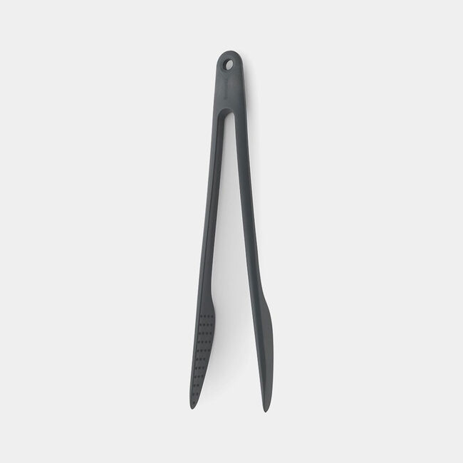 Brabantia Kitchen Tongs with Tweezers - Dark Grey