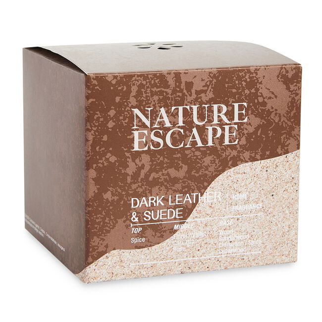 Nature Escape Dark Leather & Suede Candle