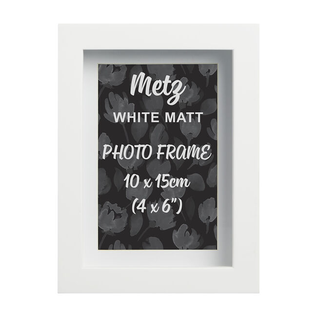 6x8 METZ WHITE Matt Frame