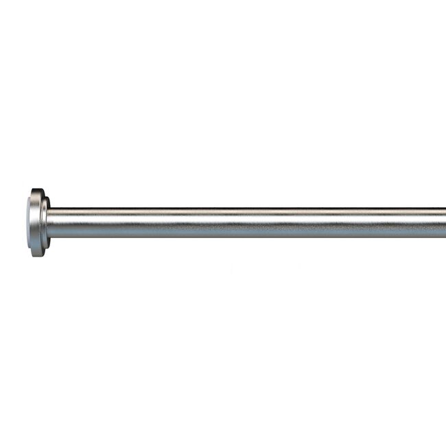 EXTENDABLE TENSION ROD 19mm 45-70cm BR Nickel