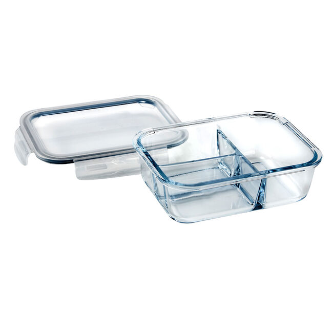 Wiltshire 890ml Rectangle Container with 3 Divider