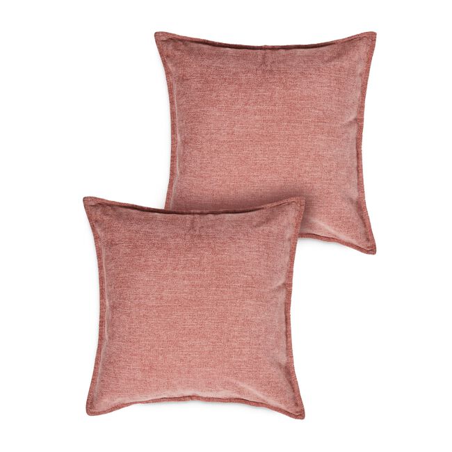 REVERSIBLE CHENILLE PINK 2PK 45X45 Cushion Covers