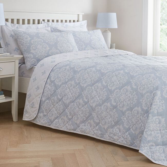 Winona Bedspread 200cm x 220cm - Chambray 