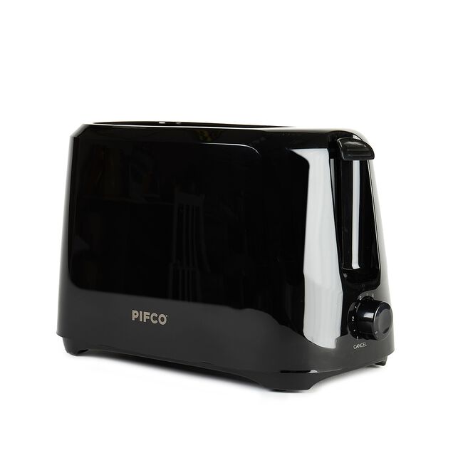 Pifco EssentIal 2 Slice Black Toaster 