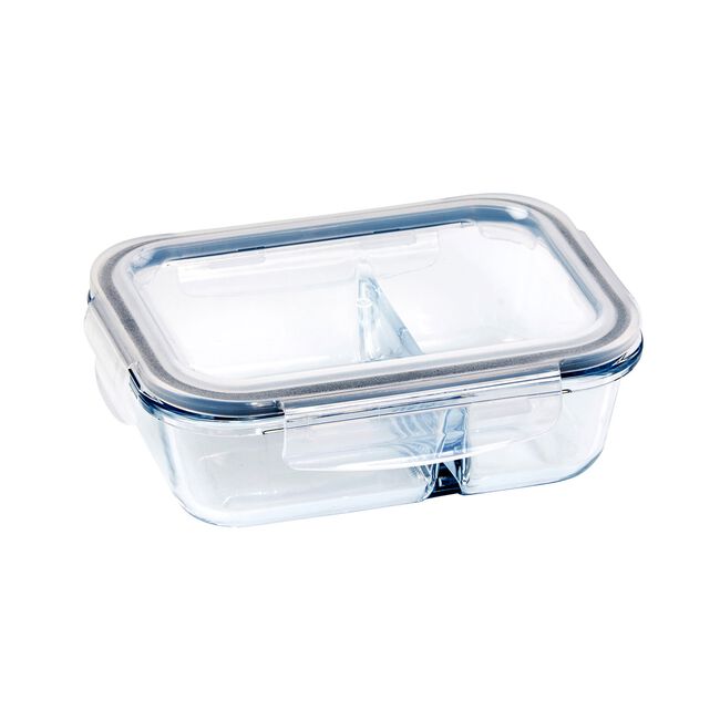 WILTSHIRE 600ml Rectangle Container with 2 Divider